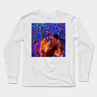 Horse Sitting Pretty #2 Long Sleeve T-Shirt